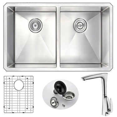 ANZZI VANGUARD Series K32192A-034B Kitchen Sink Kitchen Sink ANZZI